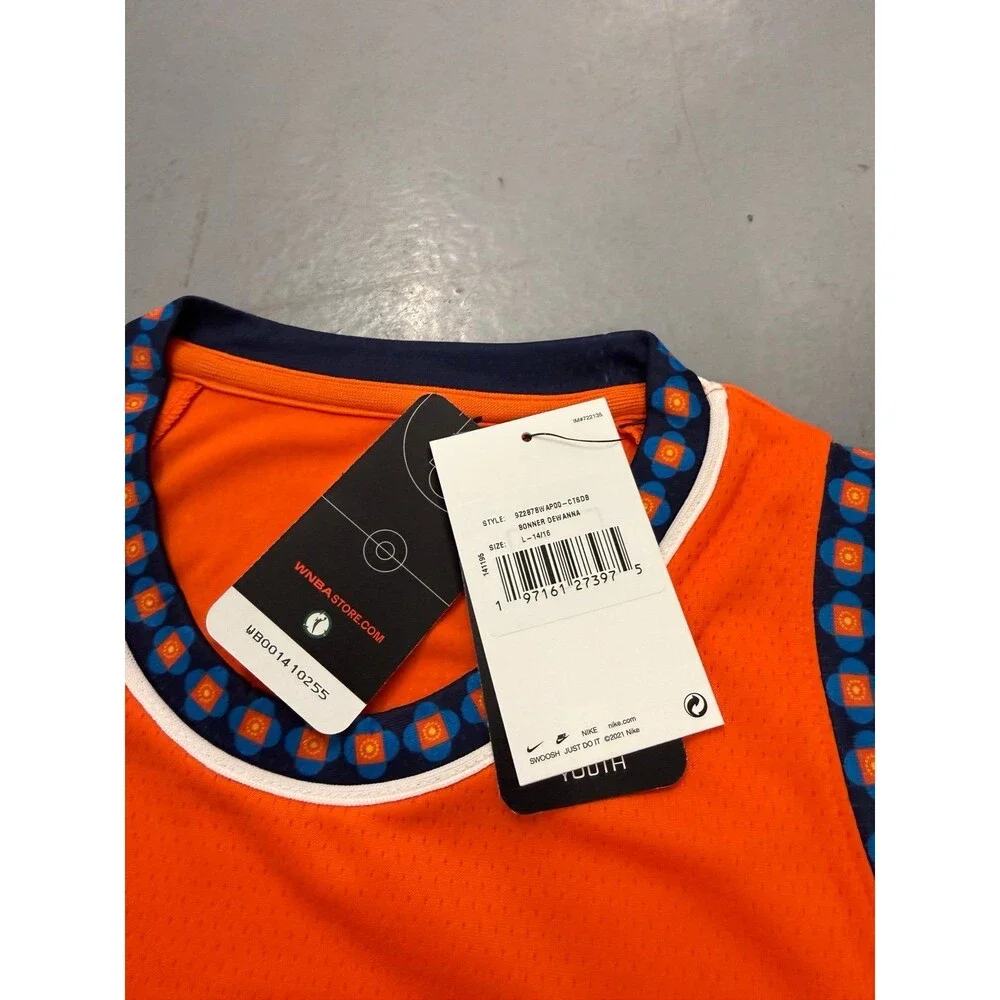 DeWanna Bonner Connecticut Sun Youth Nike NWT WNBA Jersey Size Large